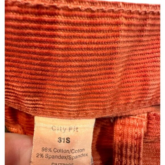 J.Crew Corduroy Pants Orange Casual Everyday Comfort Stretch Size - Picture 4 of 8